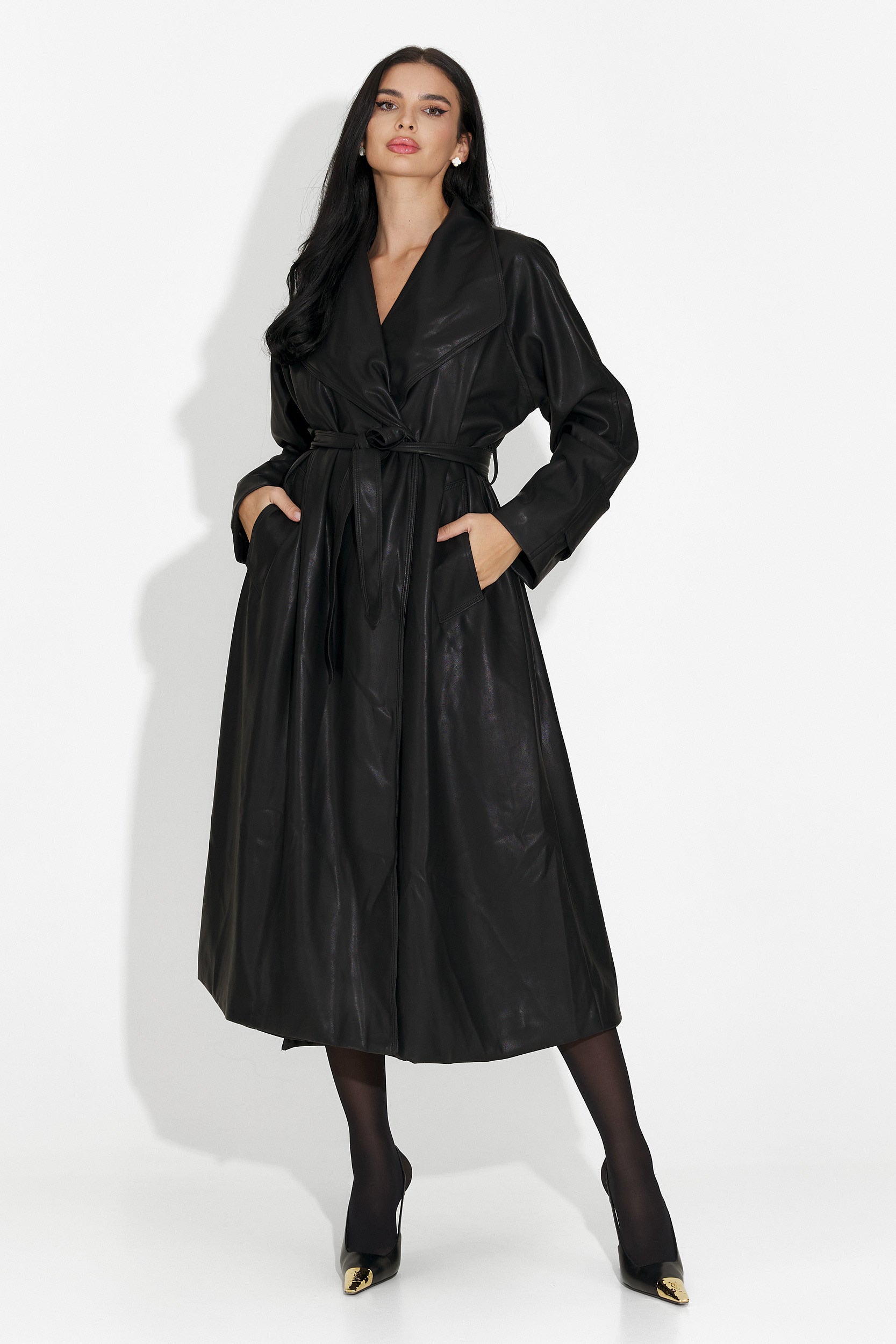 Elegant black Jasoria Bogas ladies coat