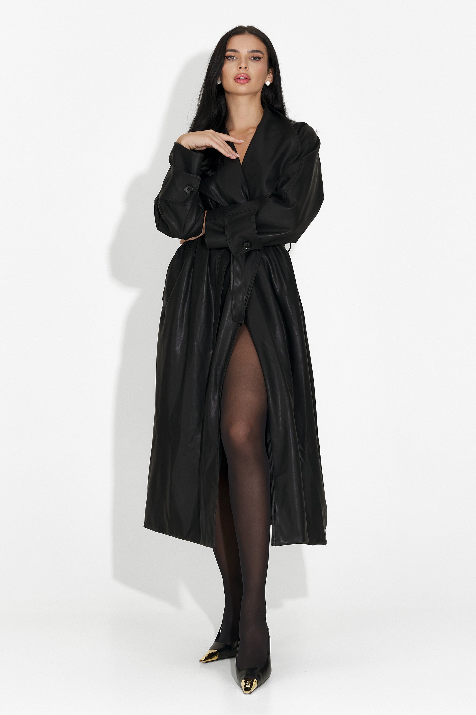 Elegant black Jasoria Bogas ladies coat