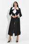 Elegant black Nalira Bogas ladies coat