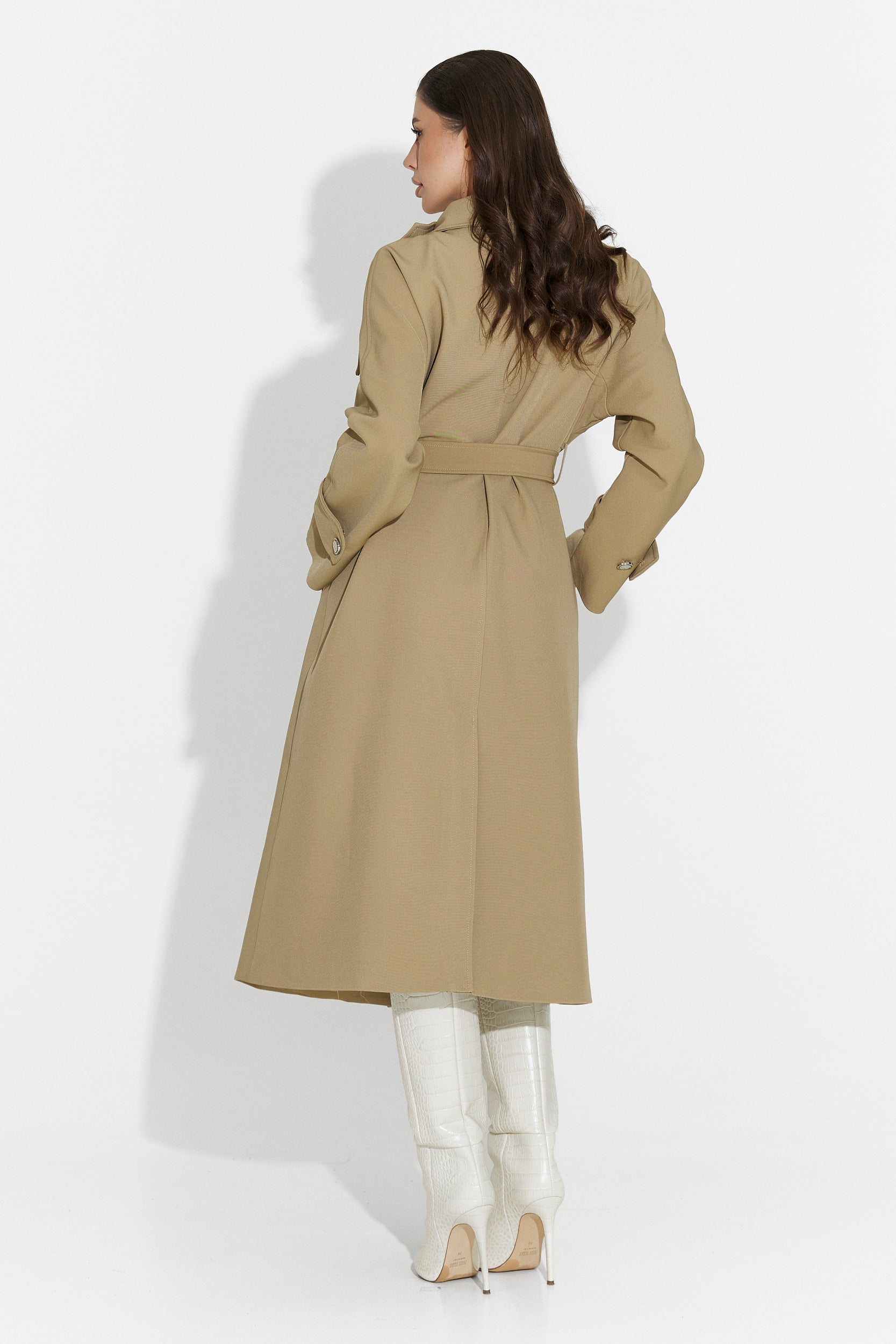 Women's medium brown coat Scotie Bogas