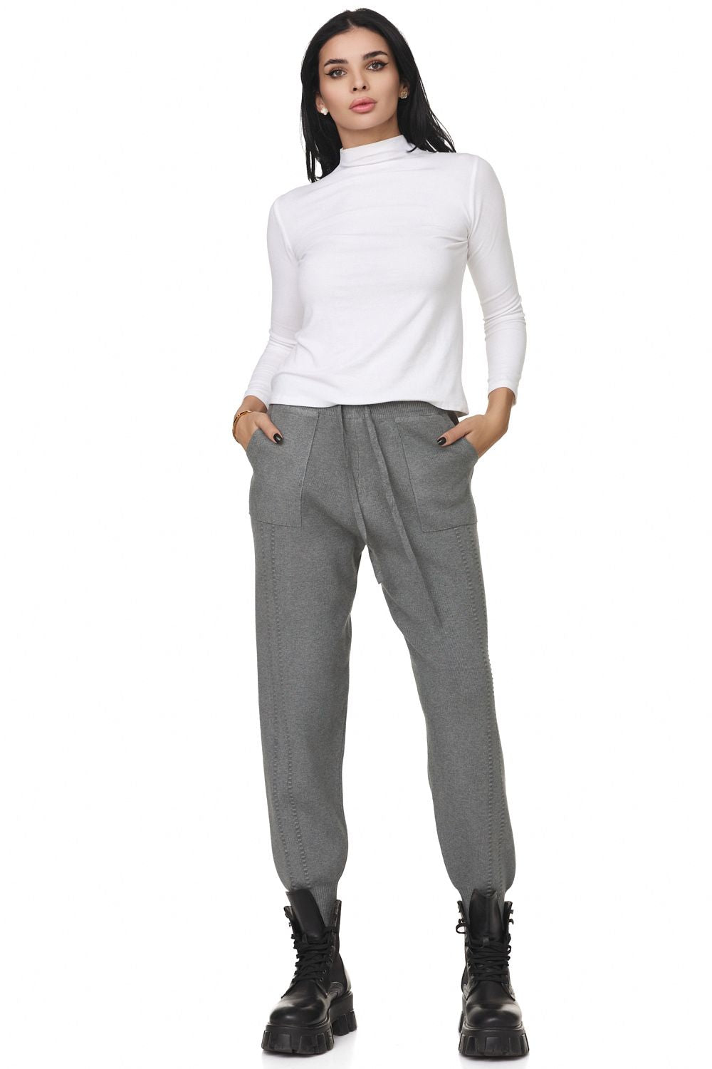 Ladies casual grey trousers Clesia Bogas