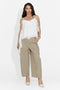 Pantaloni dama casual maro Lobelia Bogas