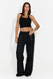 Pantaloni dama casual negri Velezoena Bogas