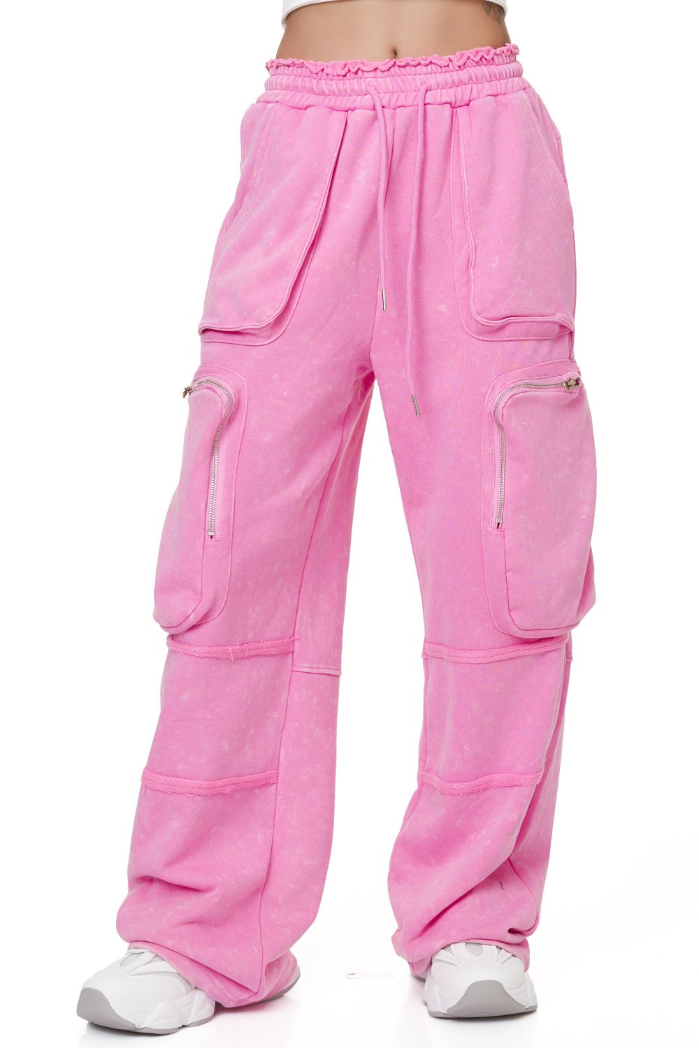 Ladies casual trousers pink Menila Bogas