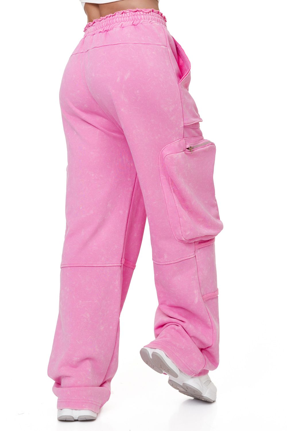 Ladies casual trousers pink Menila Bogas
