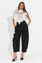 Pantaloni dama eleganti negri Kemily Bogas