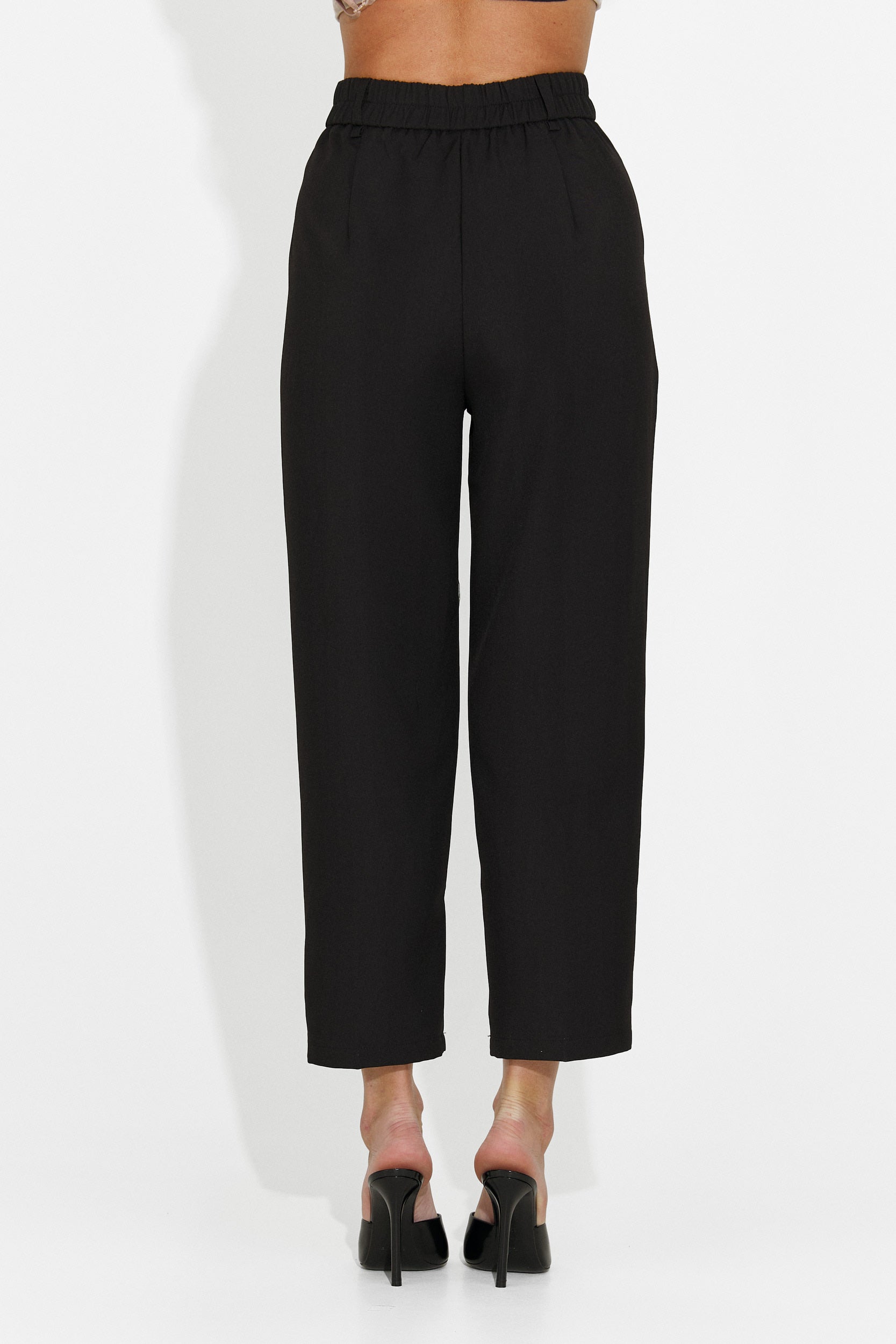 Pantaloni dama eleganti negri Sereia Bogas
