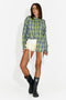 Pantaloni dama scurti casual galbeni Finisha Bogas