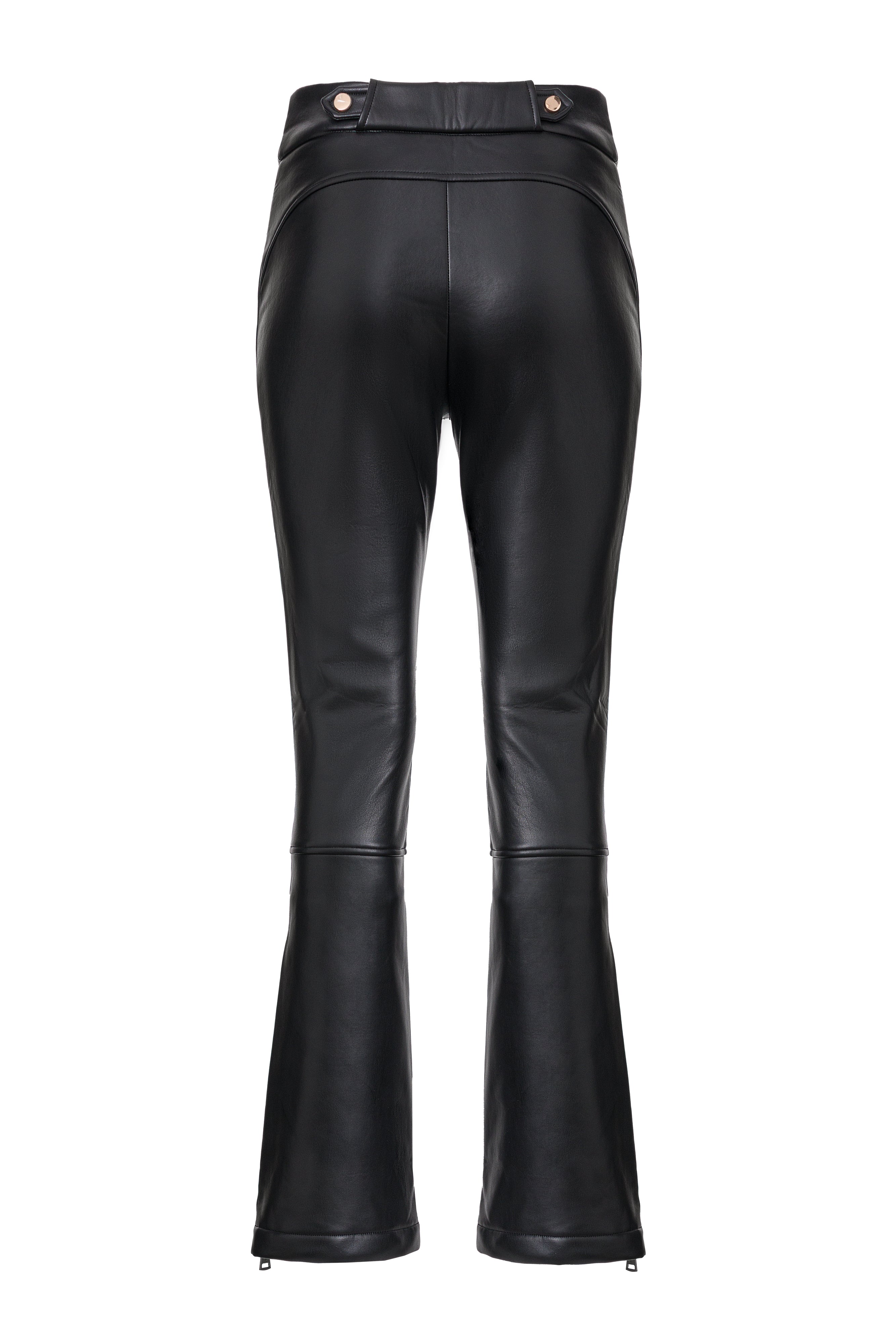 Bogas Cosira Black Leather Ski Pants