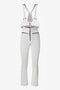 Pantaloni ski dama albi Glop Bogas