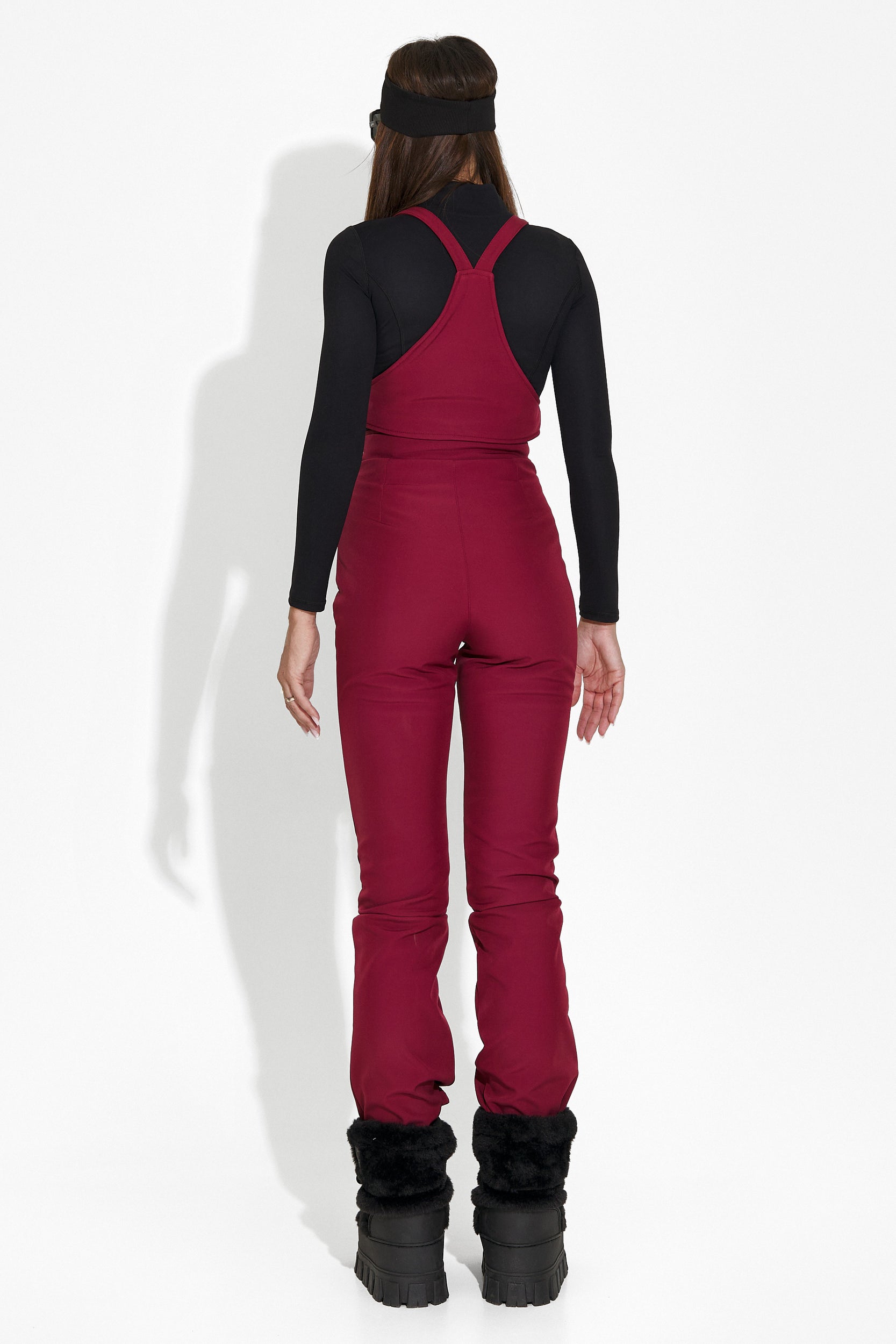 Pantaloni ski dama burgundy Glop Bogas