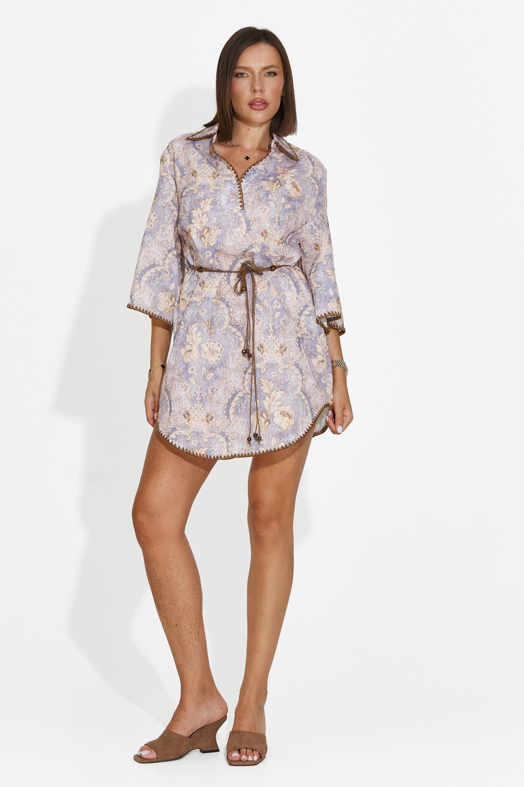 Rochie dama scurta bleu Bianea Bogas