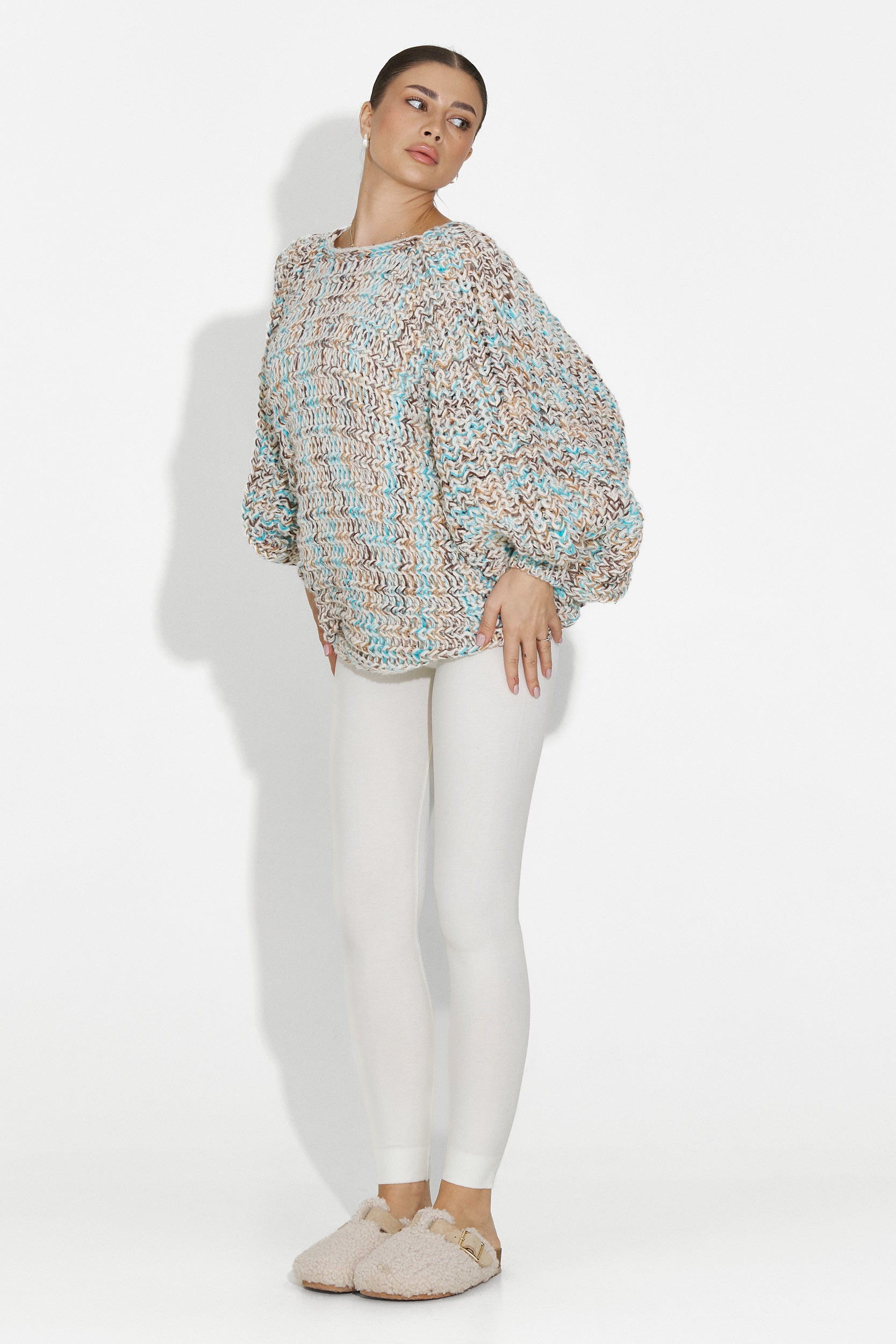 Pulover dama casual bleu Miralis Bogas