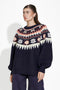 Pulover dama casual bleumarin Delois Bogas