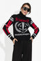 Pulover dama casual negru Fabina Bogas