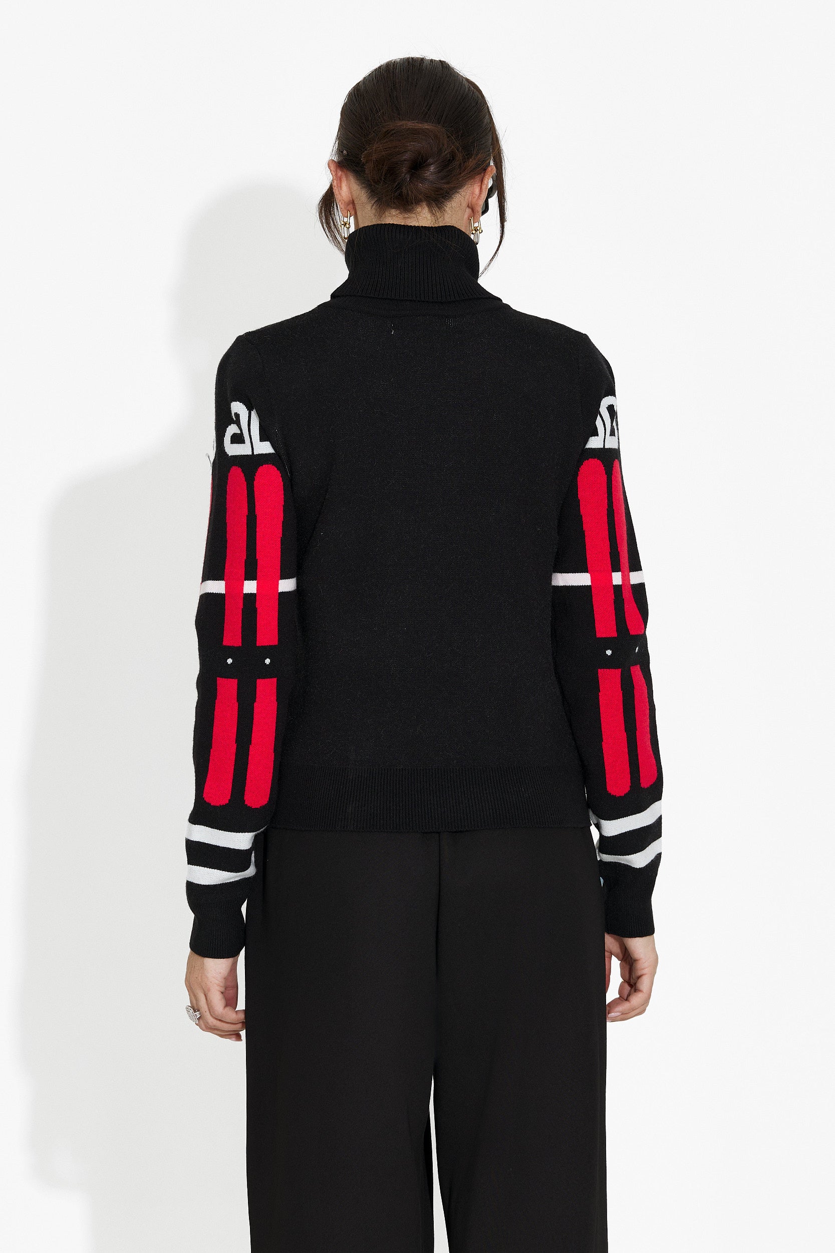 Women's casual black sweater Fabina Bogas