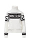 Jasnira Bogas White Women's Ski Sweater