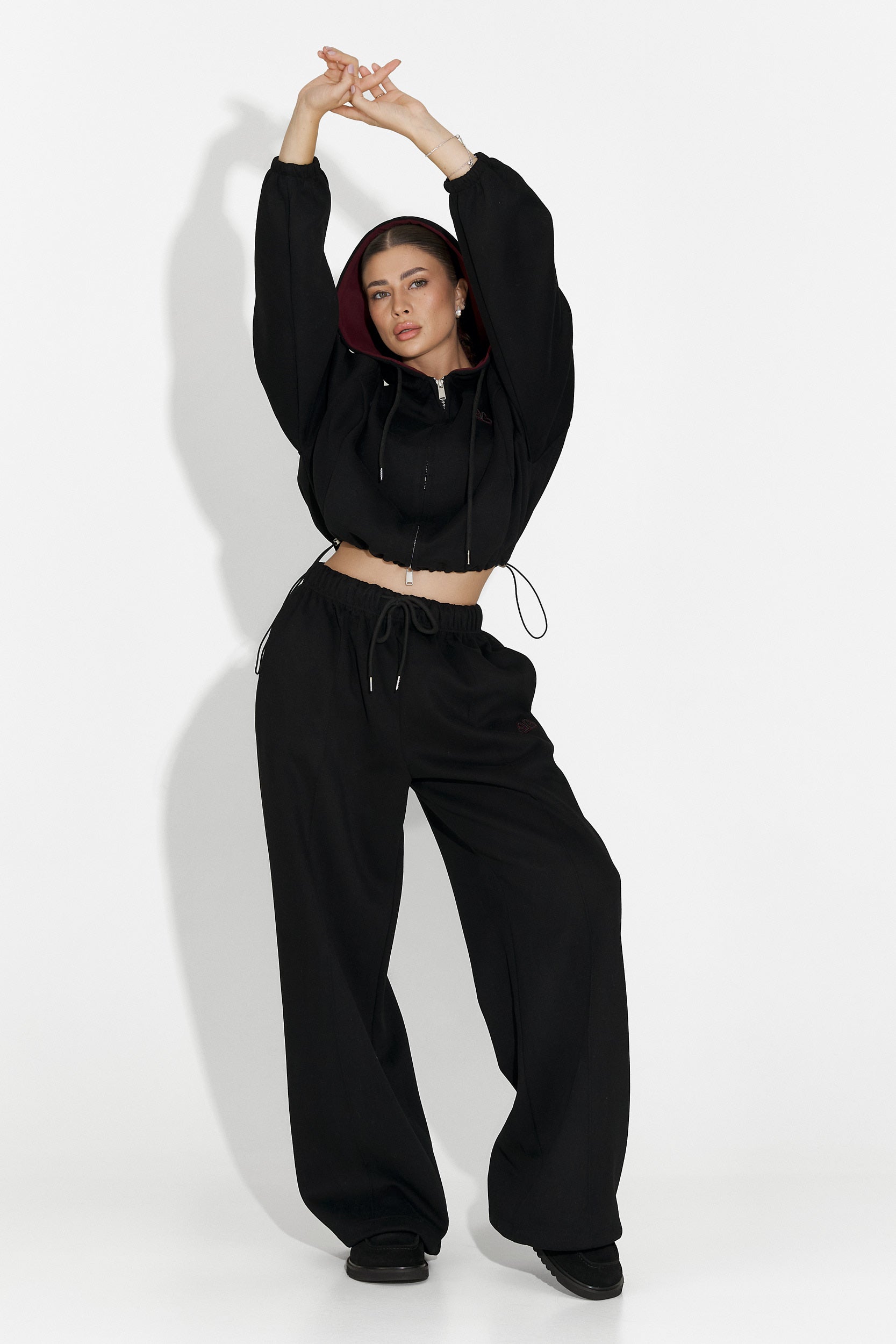 Trening dama casual negru Reica Bogas