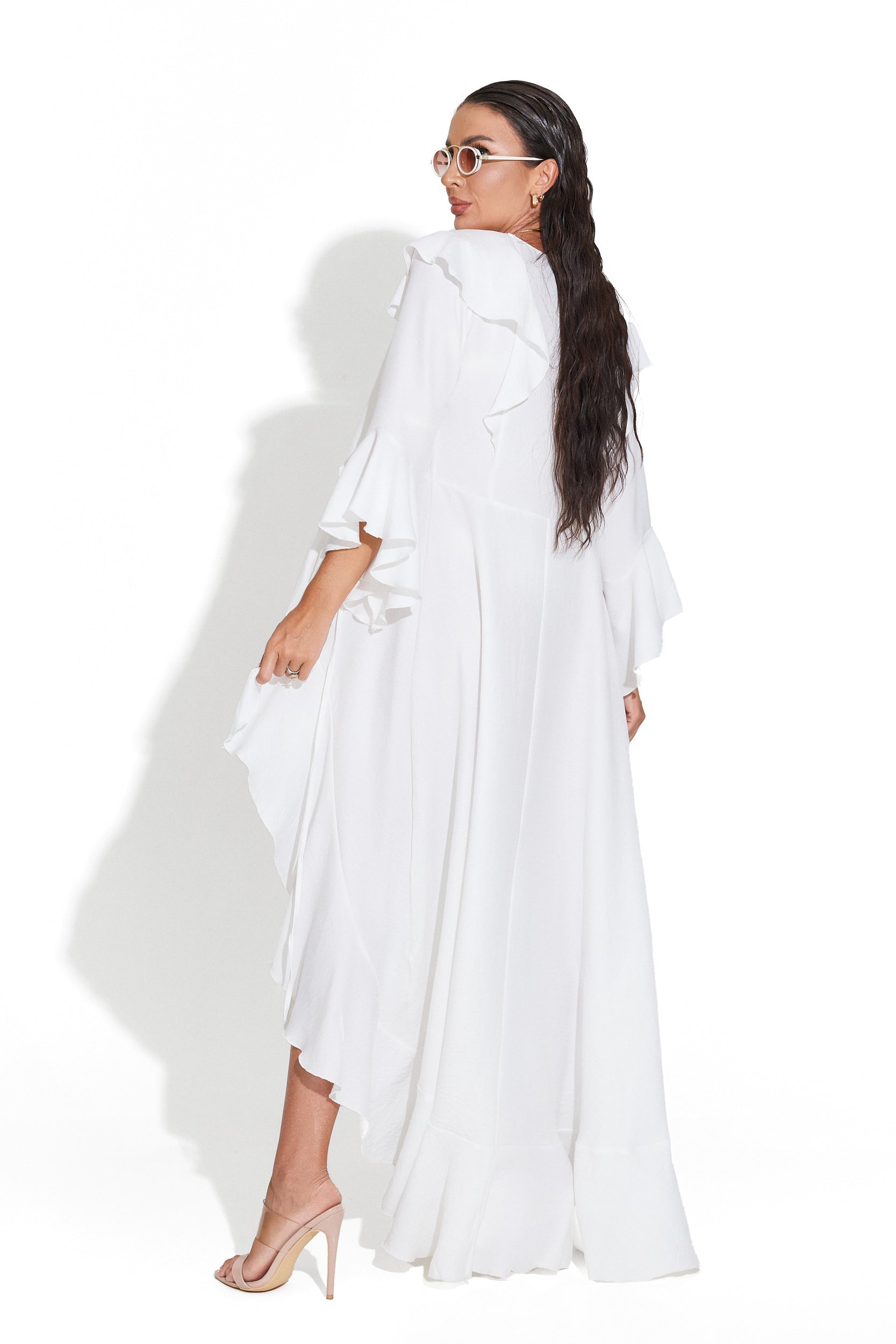 Rochie dama casual alba Azara Bogas