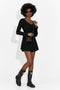Rochie dama casual neagra Nesie Bogas