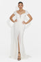 Rochie dama lunga alba Emilia Bogas