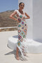 Rochie dama lunga alba Madelyn Bogas