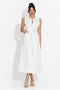 Rochie dama lunga alba Malynda Bogas