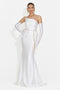 Rochie dama lunga alba Merle Bogas