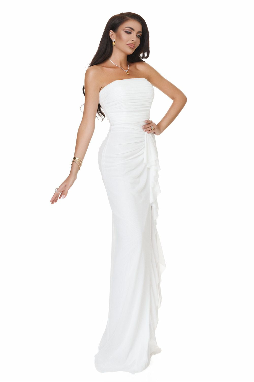 Petynina Bogas long white dress for ladies
