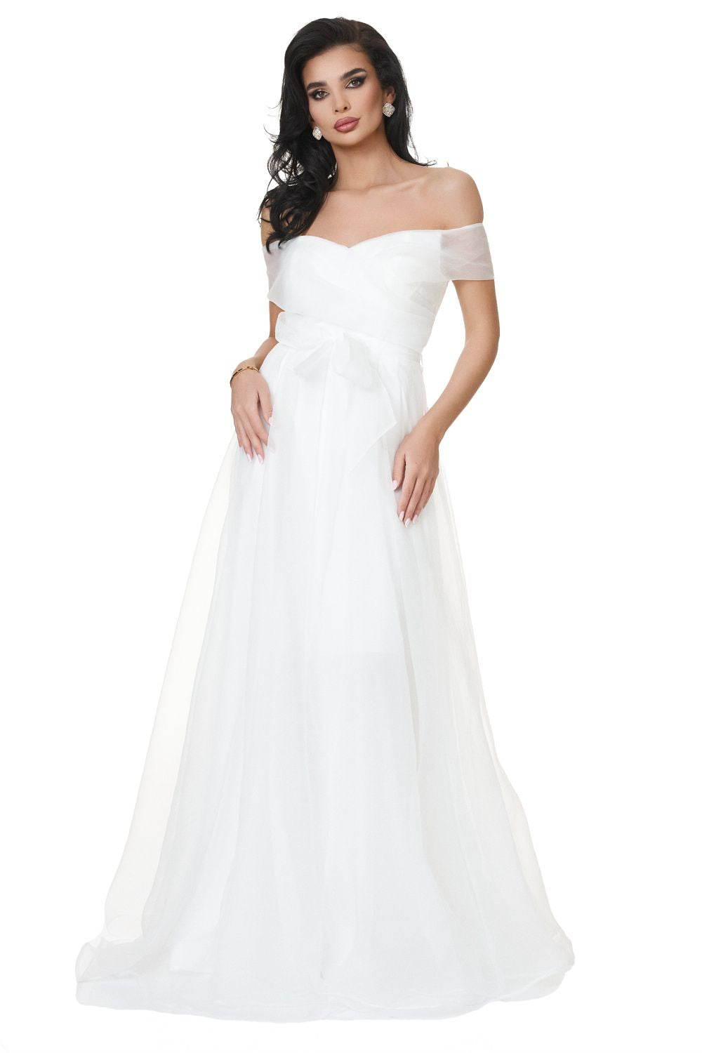 Ponamisona Bogas long white dress for ladies