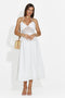 Rochie dama lunga alba Zeynka Bogas