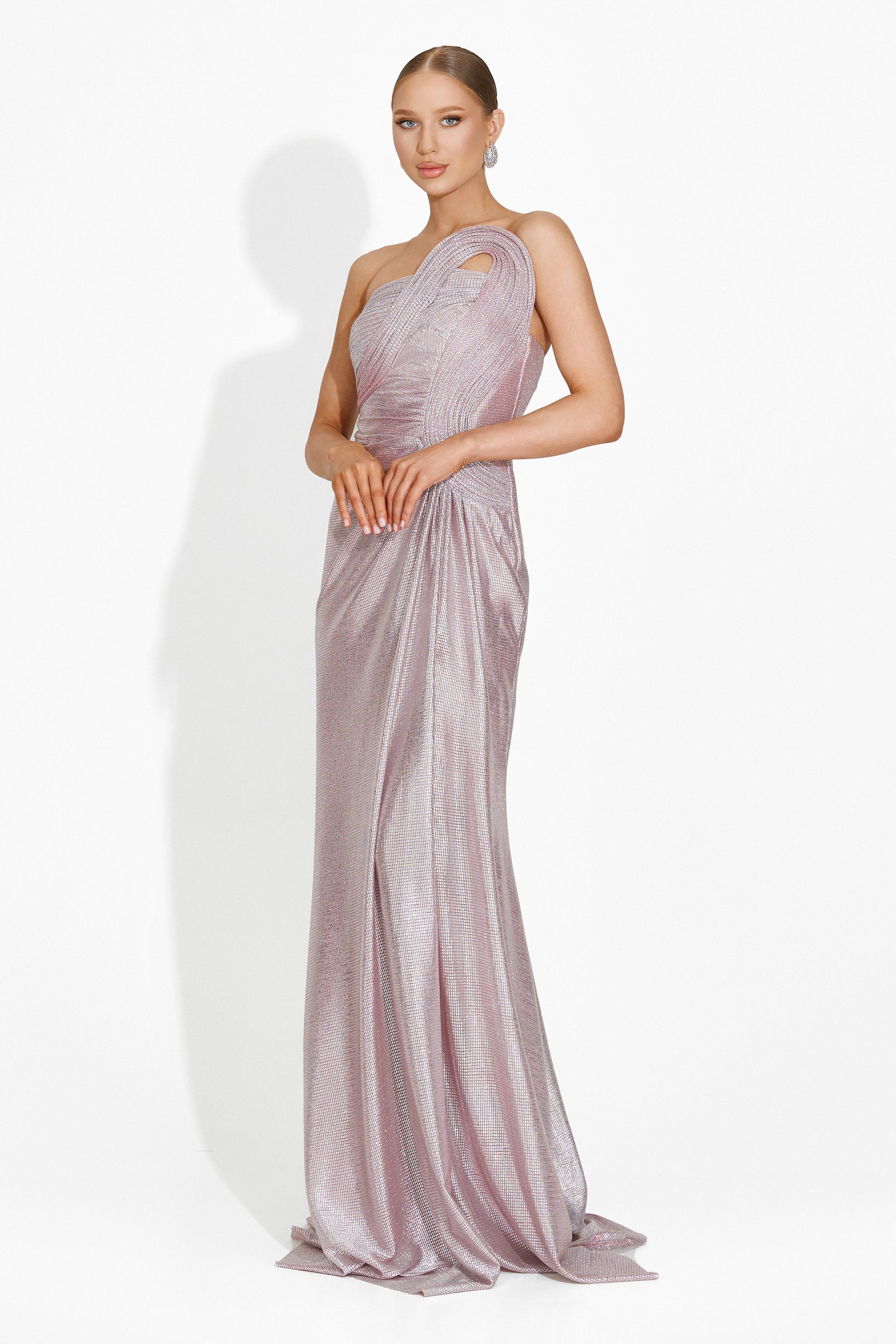Rochie dama lunga argintie Almata Bogas