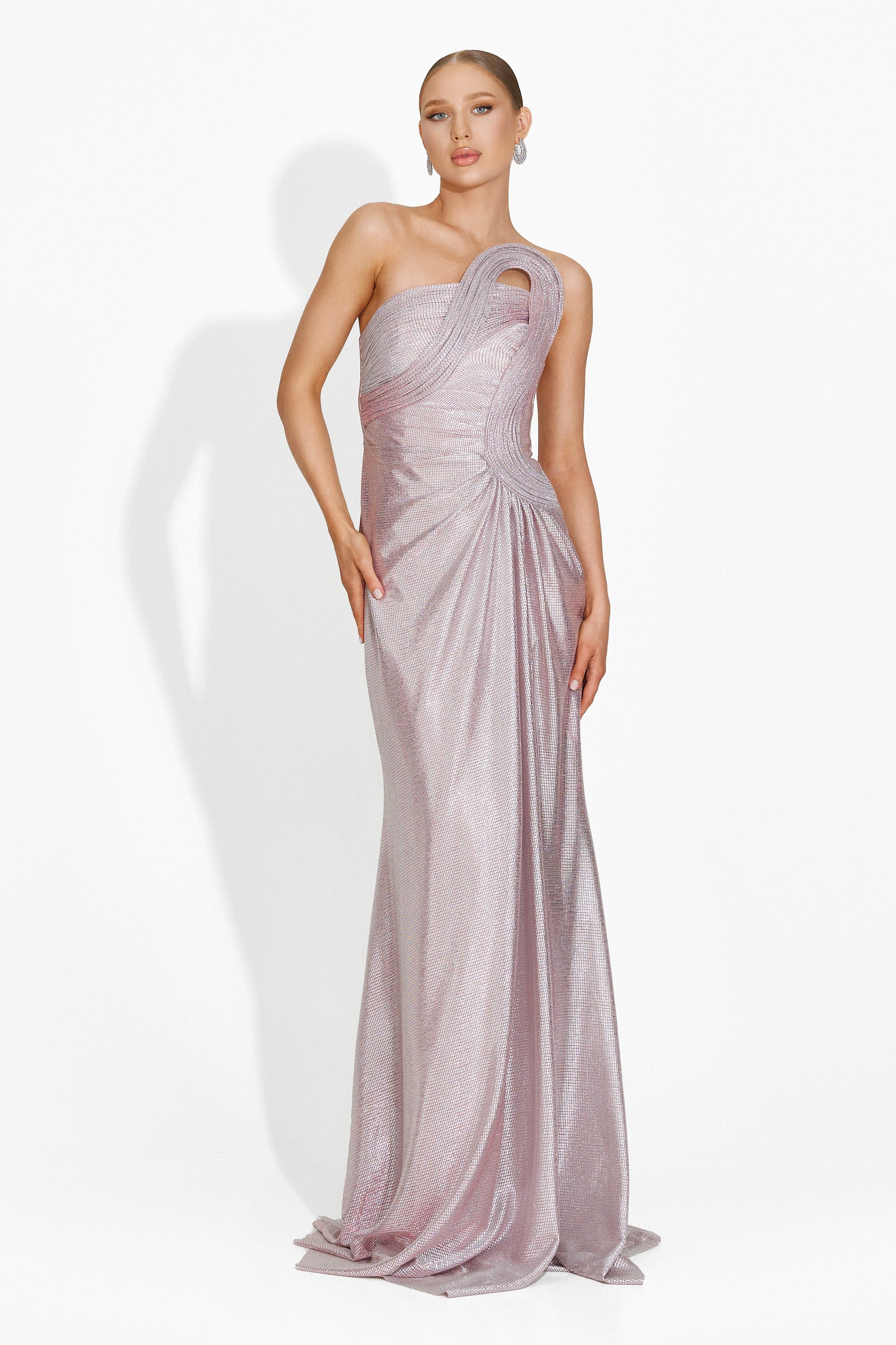 Rochie dama lunga argintie Almata Bogas