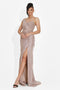 Rochie dama lunga bej Anevia Bogas
