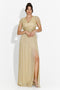 Long beige Kidy Bogas dress for women