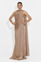 Rochie dama lunga bej Moritz Bogas