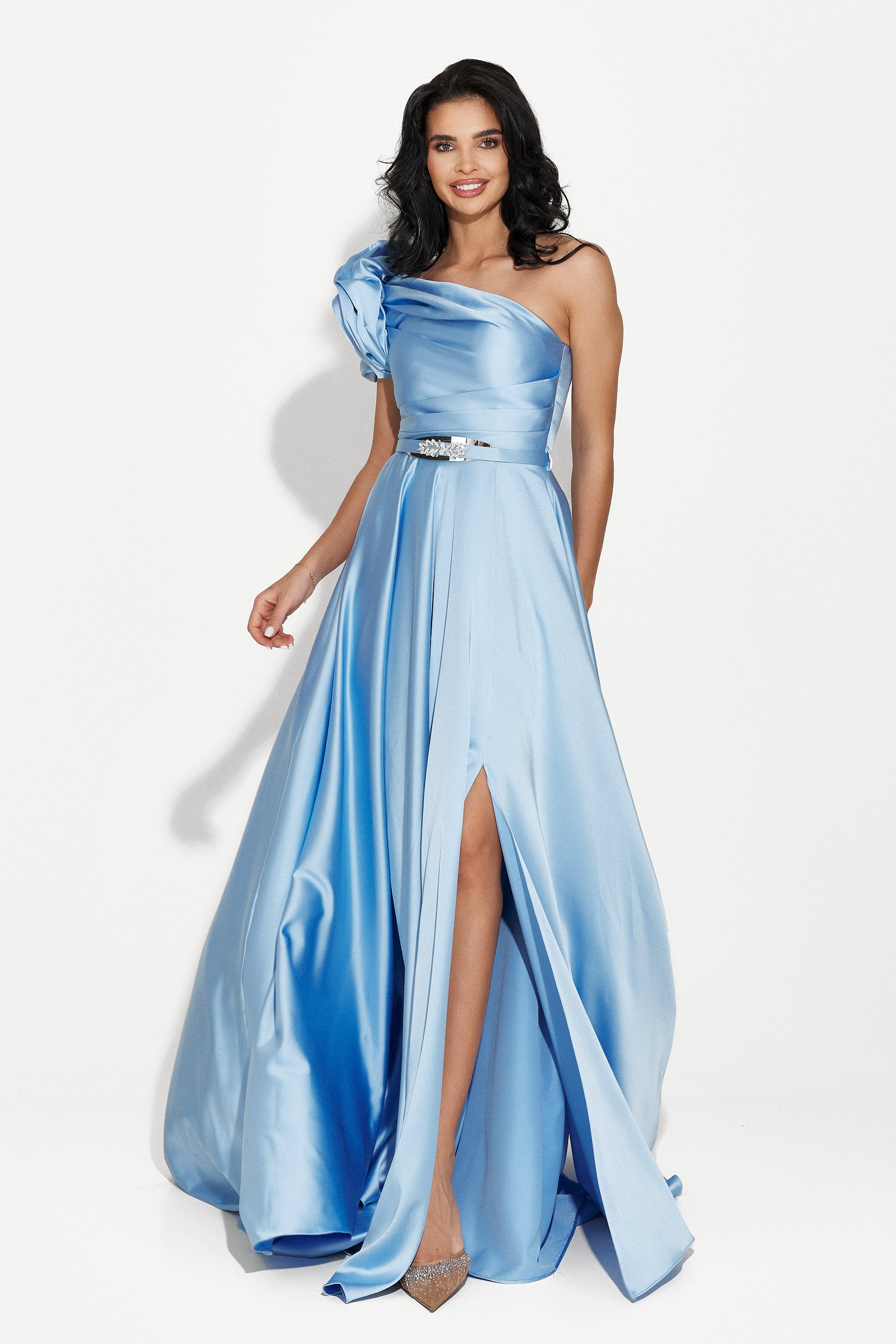 Rochie dama lunga bleu Cimone Bogas