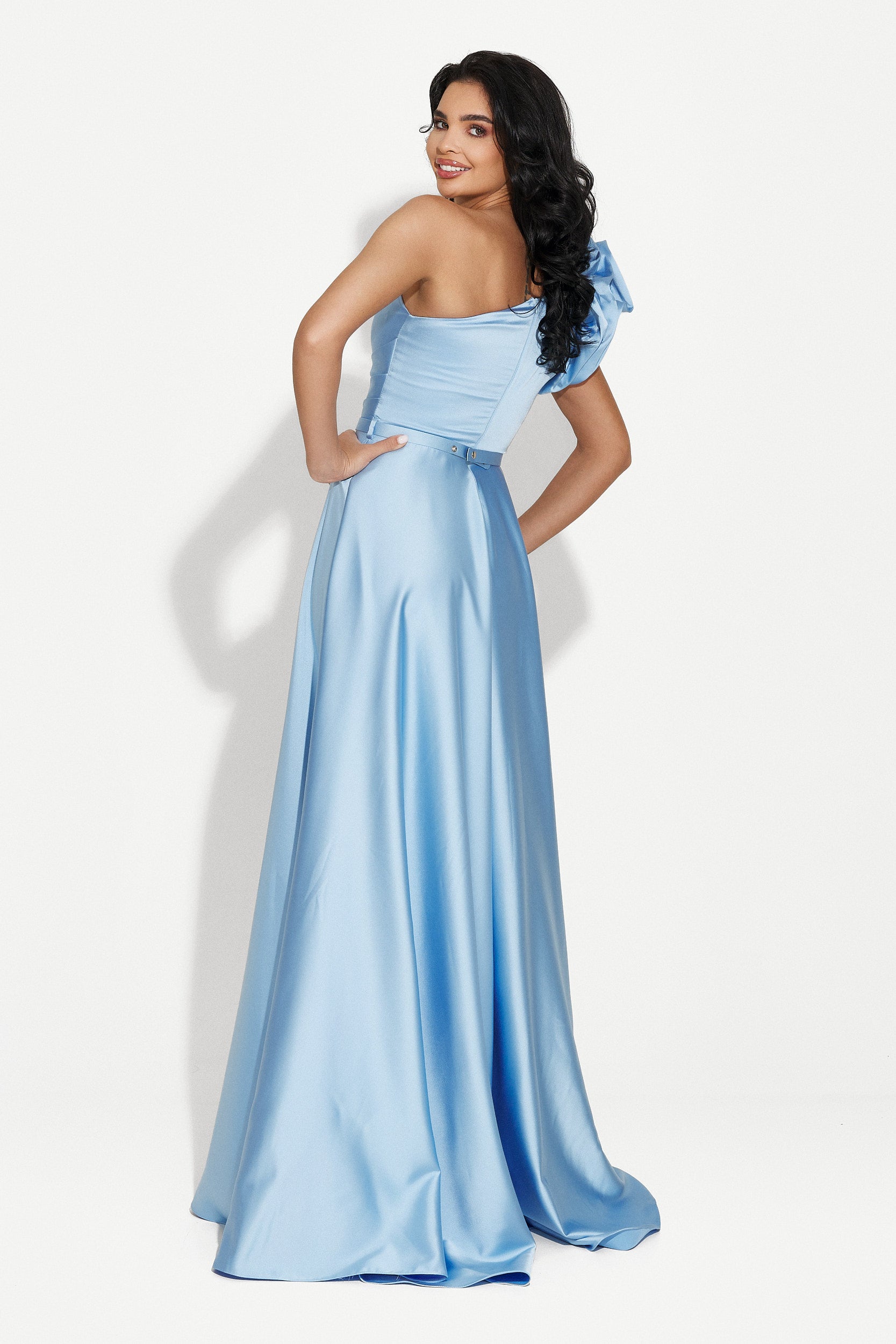 Rochie dama lunga bleu Cimone Bogas