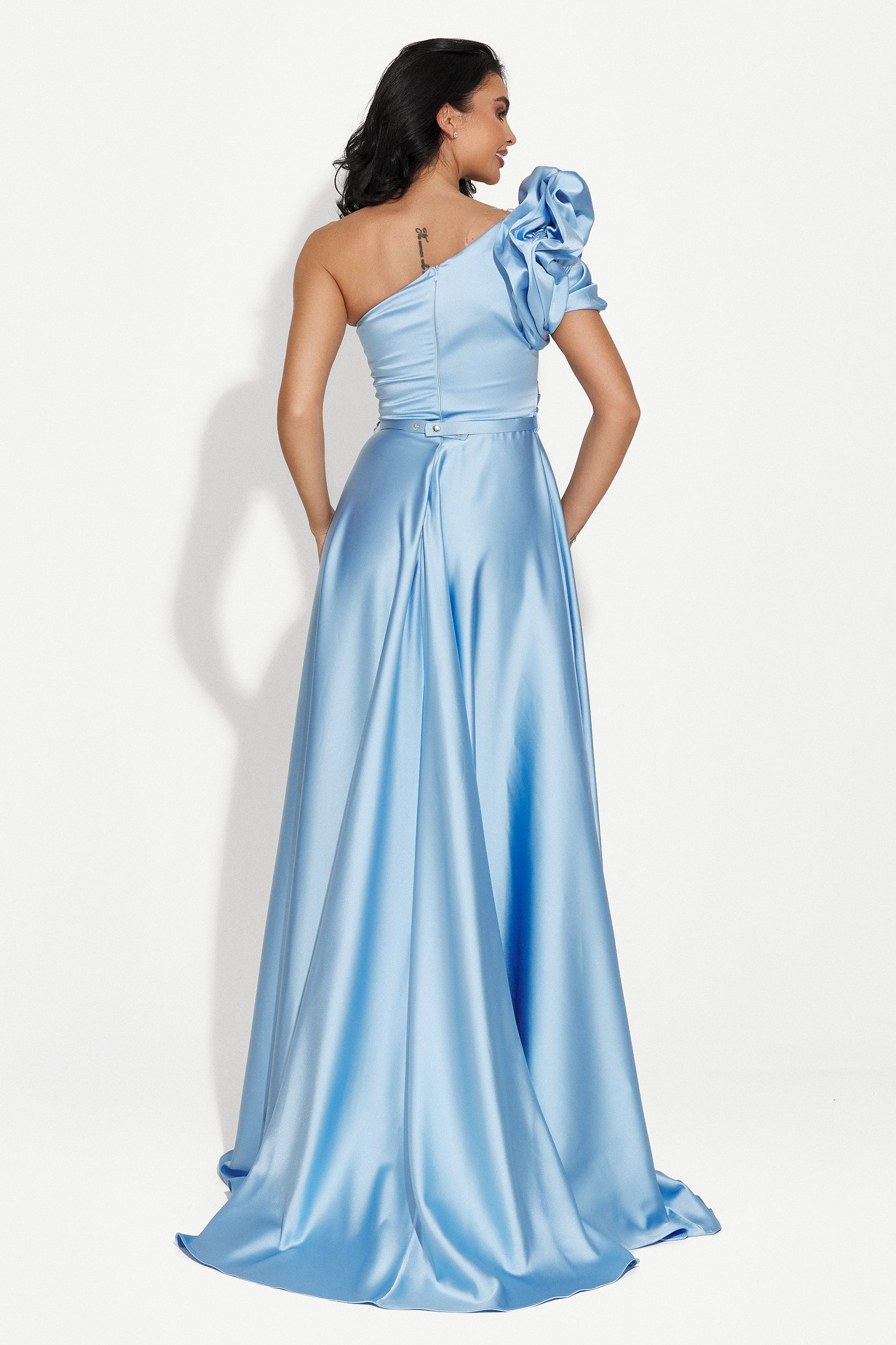 Rochie dama lunga bleu Cimone Bogas
