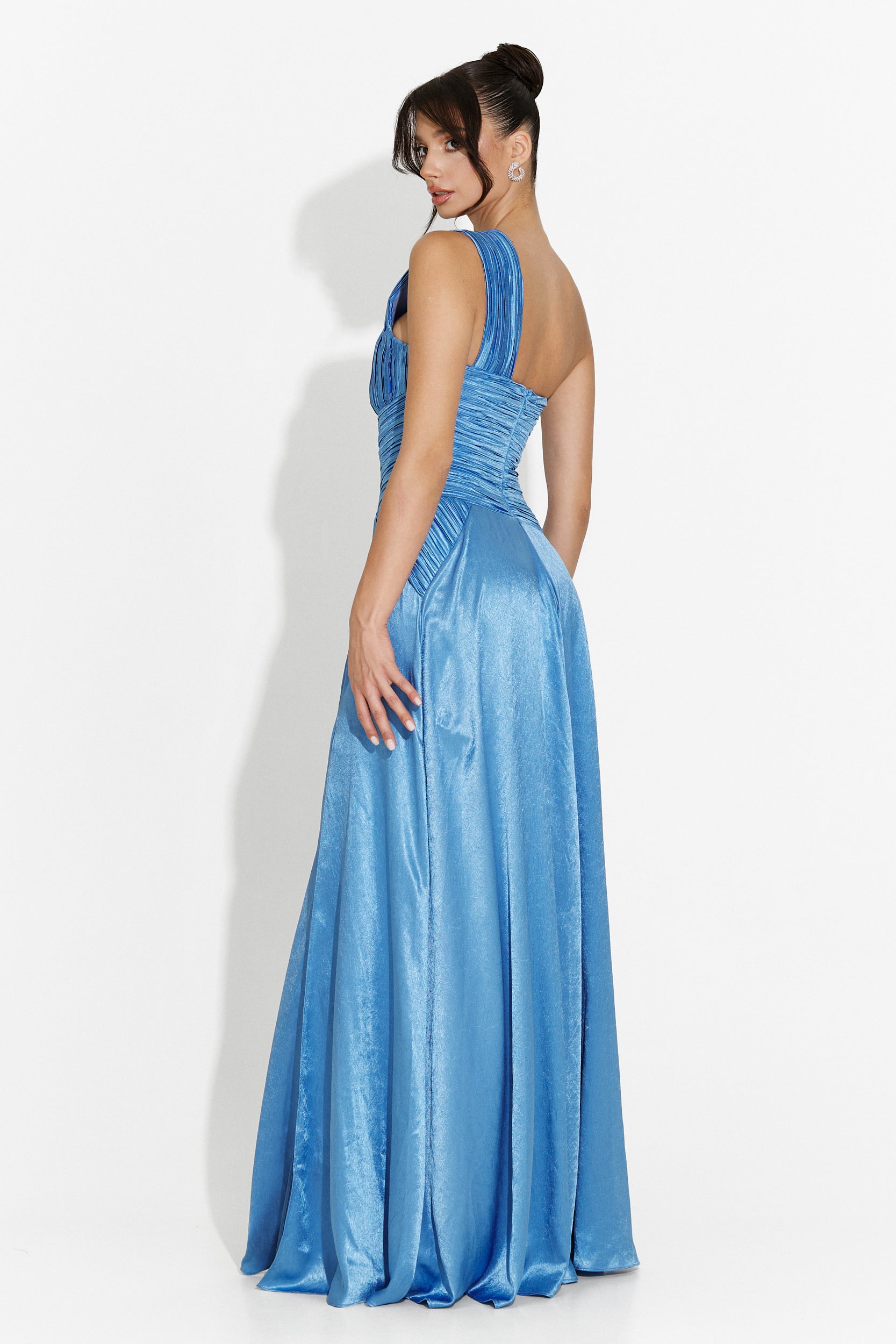 Kamilya Bogas Long Blue Ladies Dress