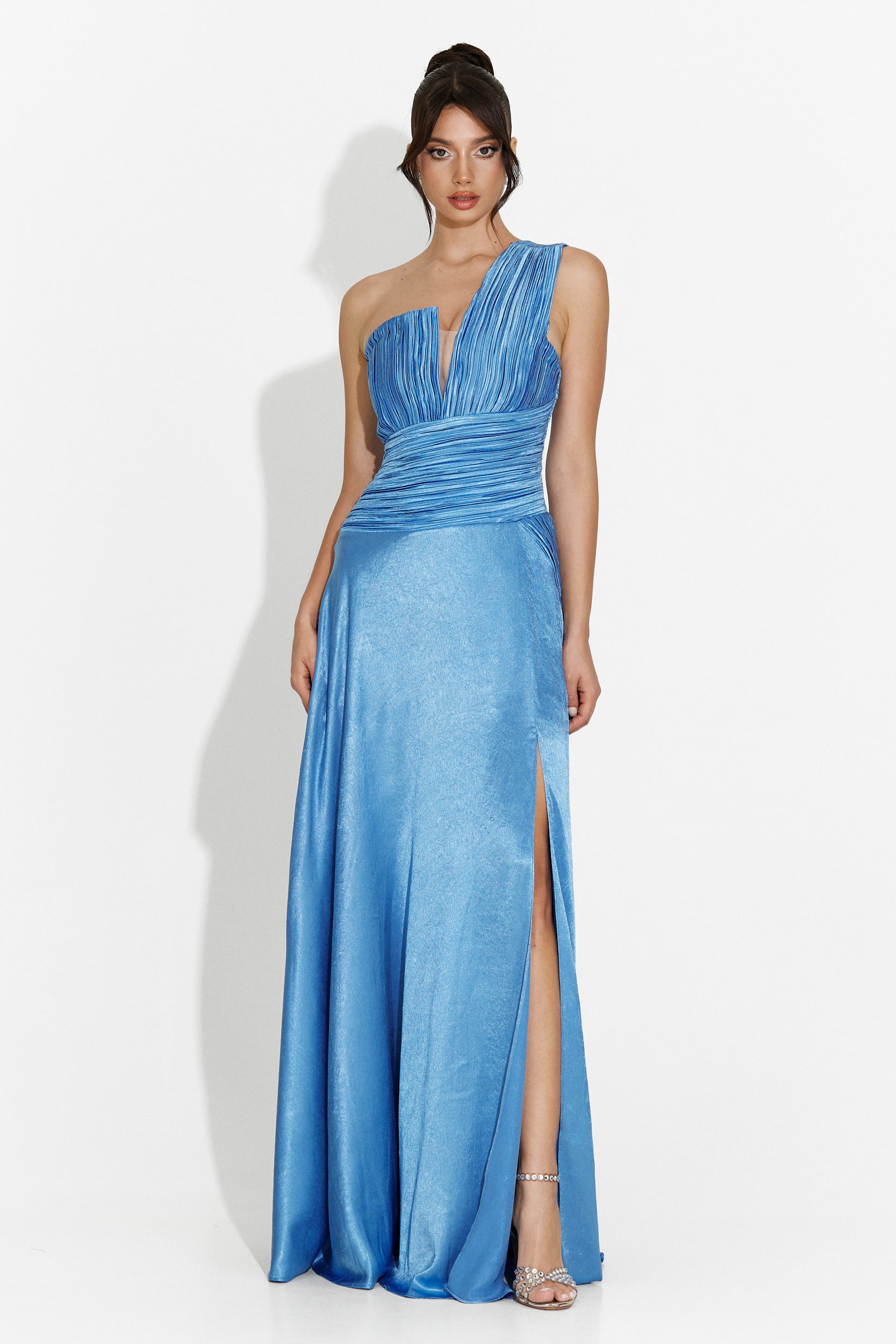 Kamilya Bogas Long Blue Ladies Dress