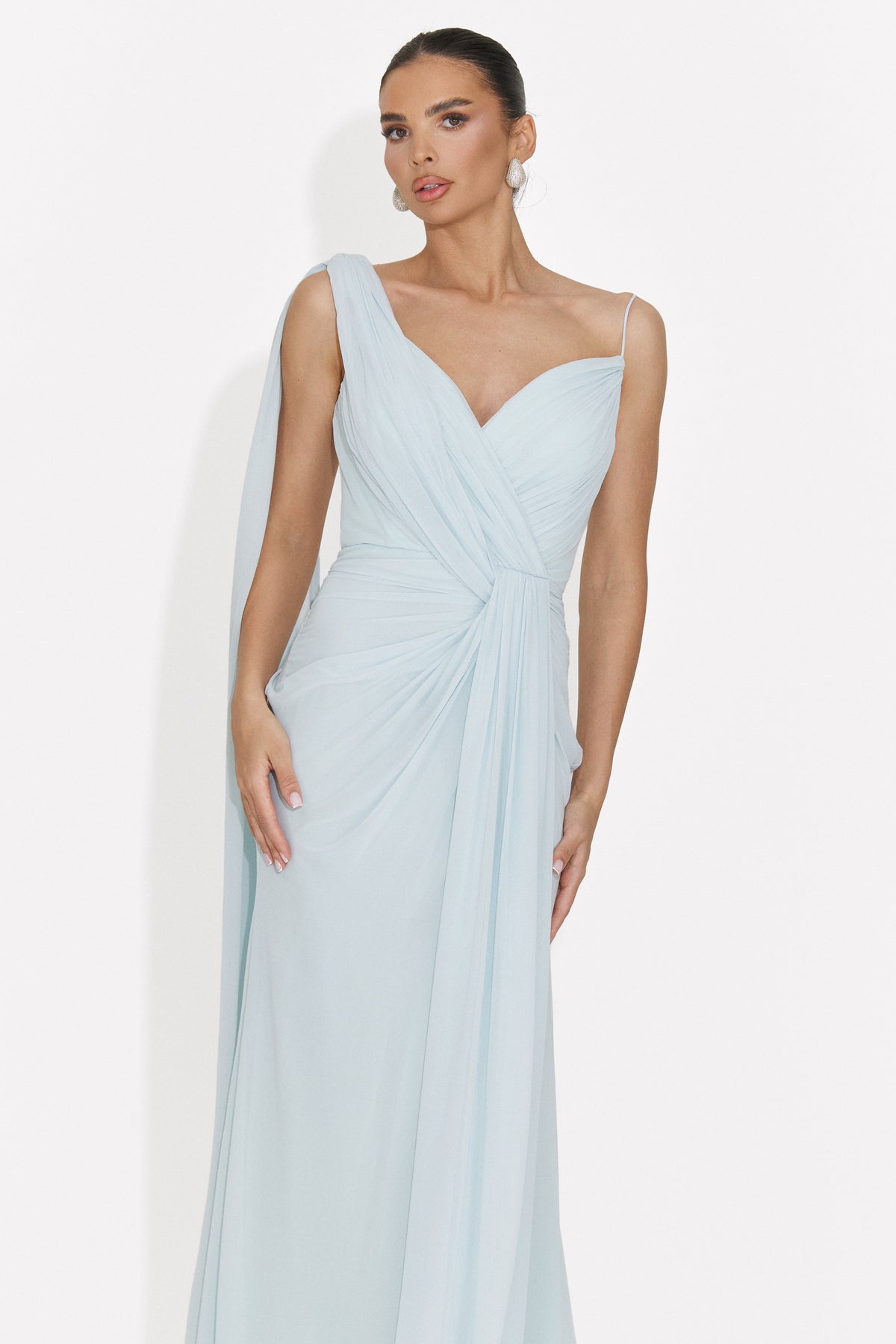 Rochie dama lunga bleu Lino Bogas, imaginea 8 din 8