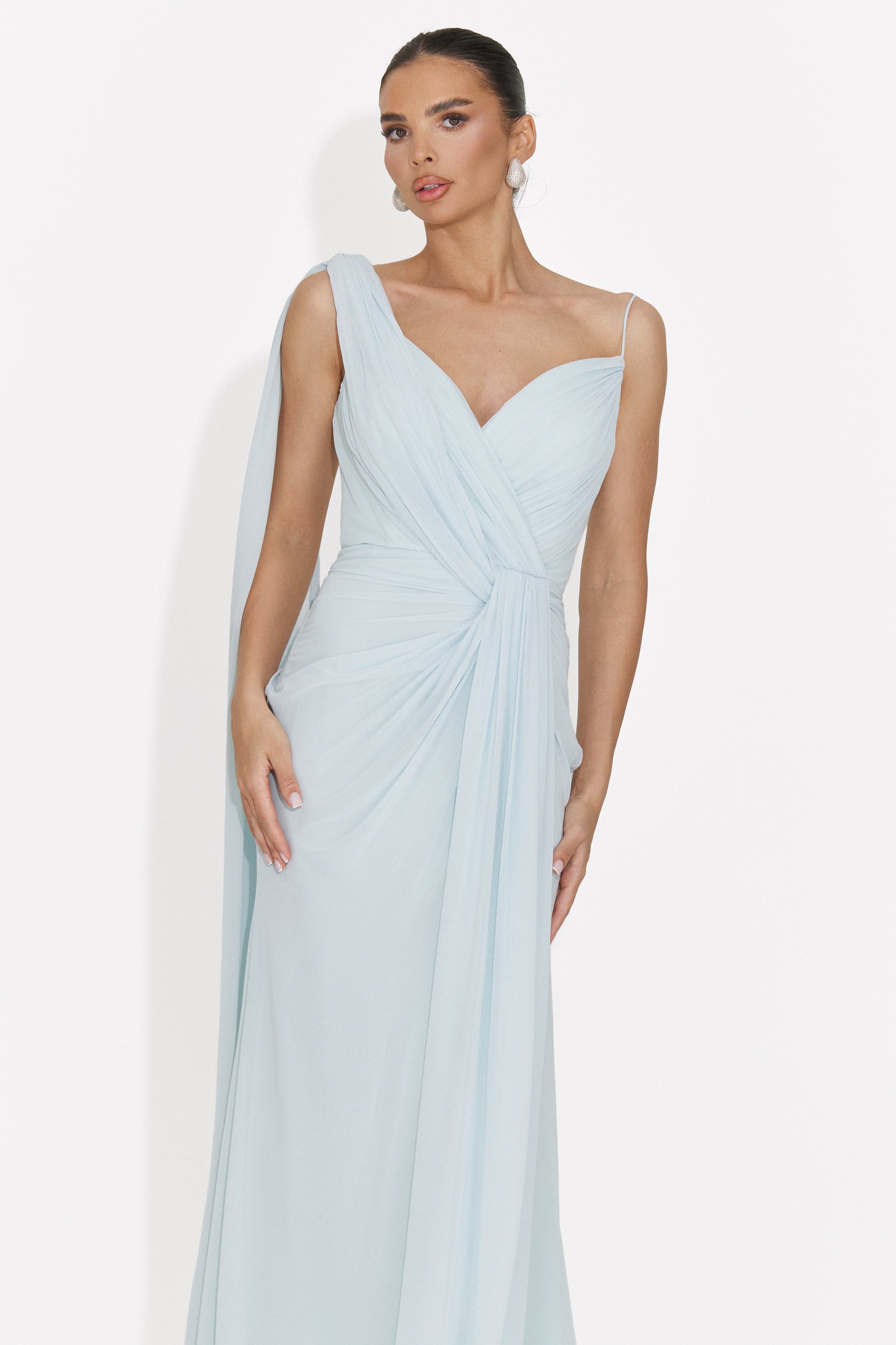 Rochie dama lunga bleu Lino Bogas
