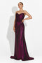 Aurore Bogas Long Burgundy Dress for Women