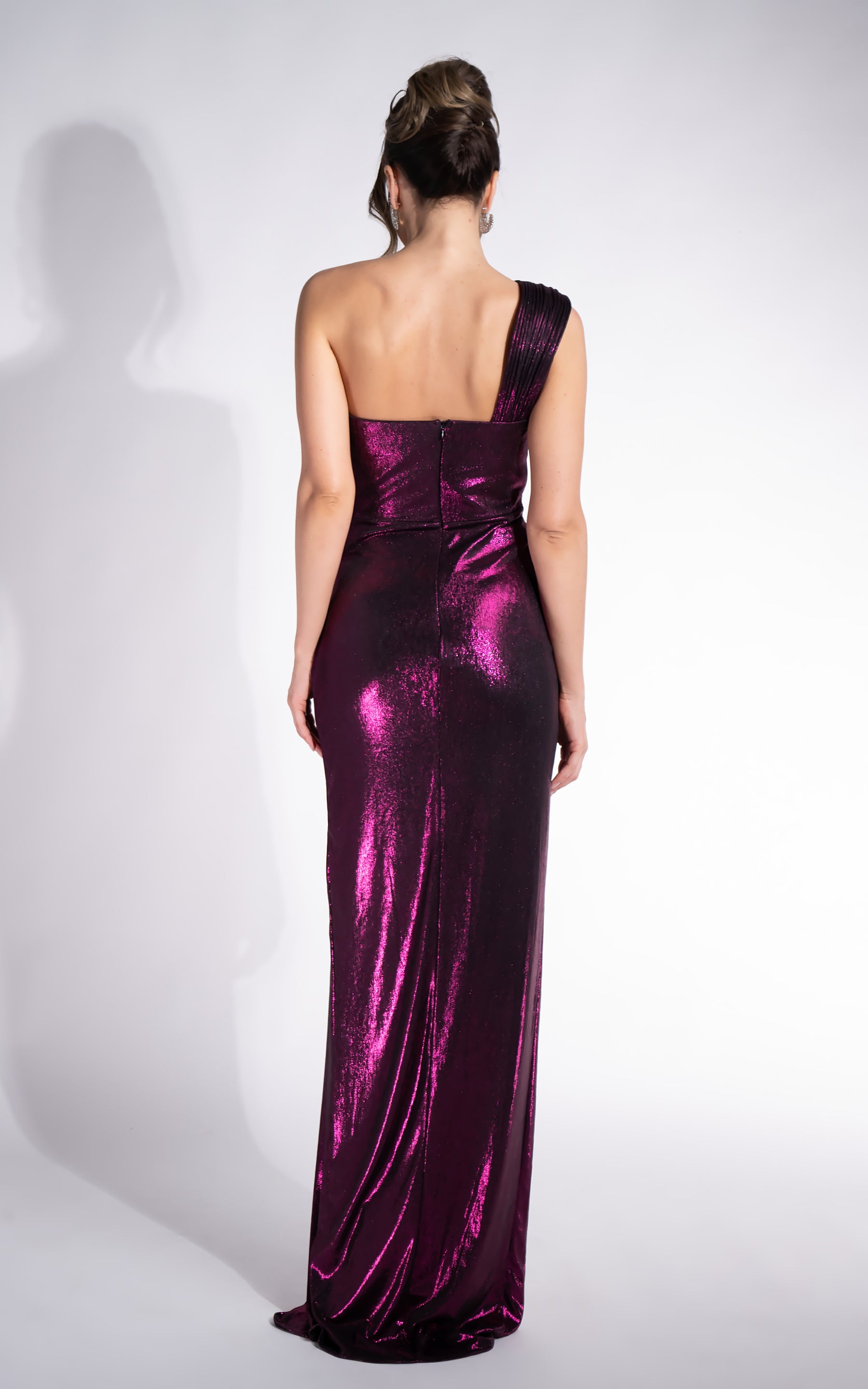 Rochie dama lunga burgundy Chantela Bogas