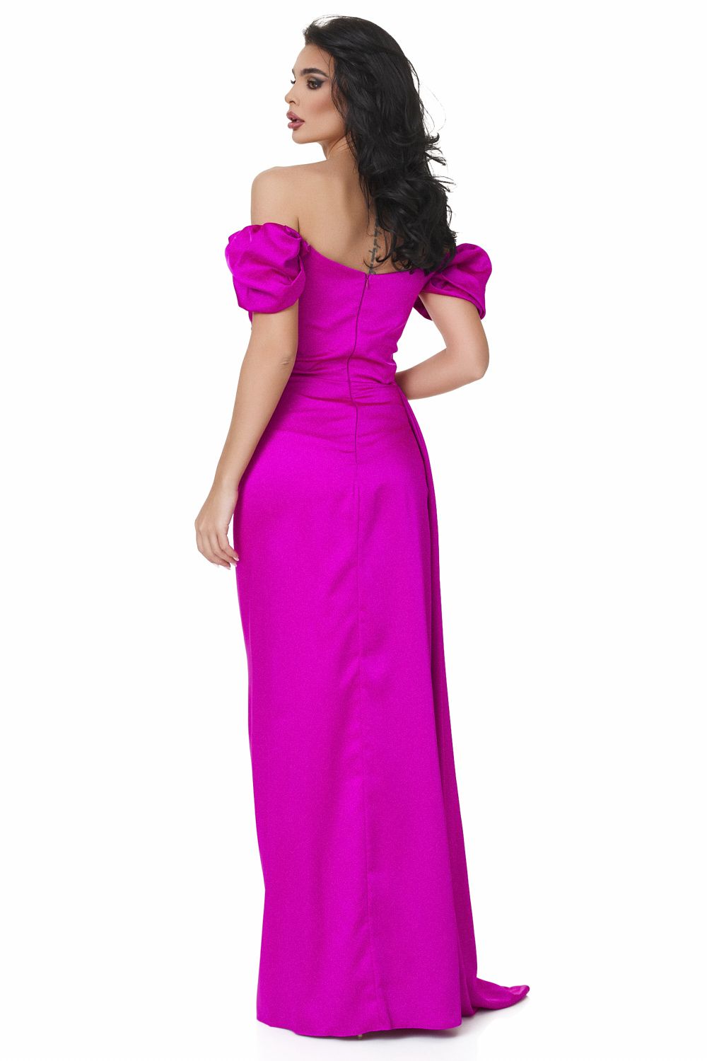 [Resigilate] Rochie dama lunga fucsia Serminisia Bogas