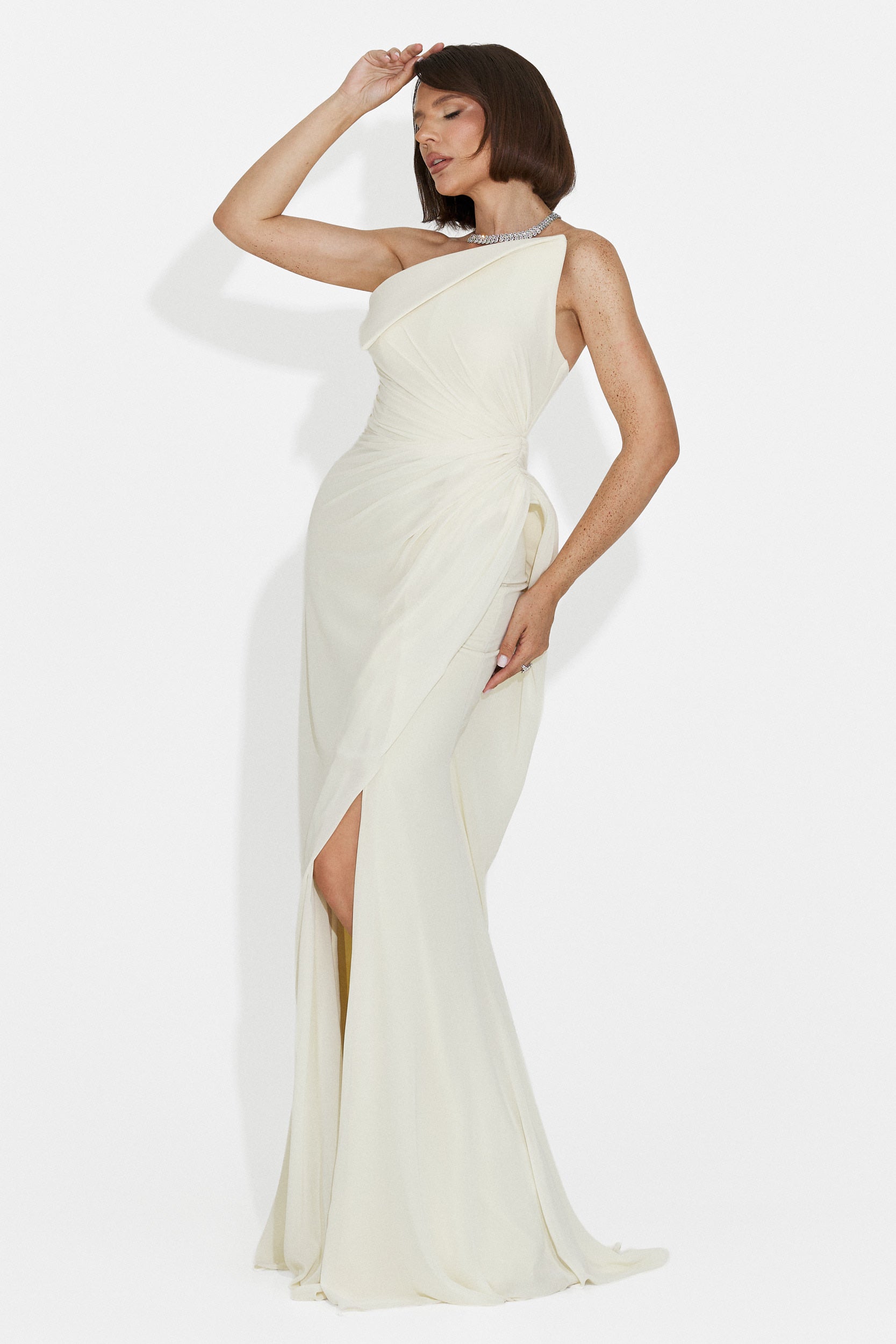 Rochie dama lunga galbena Felina Bogas