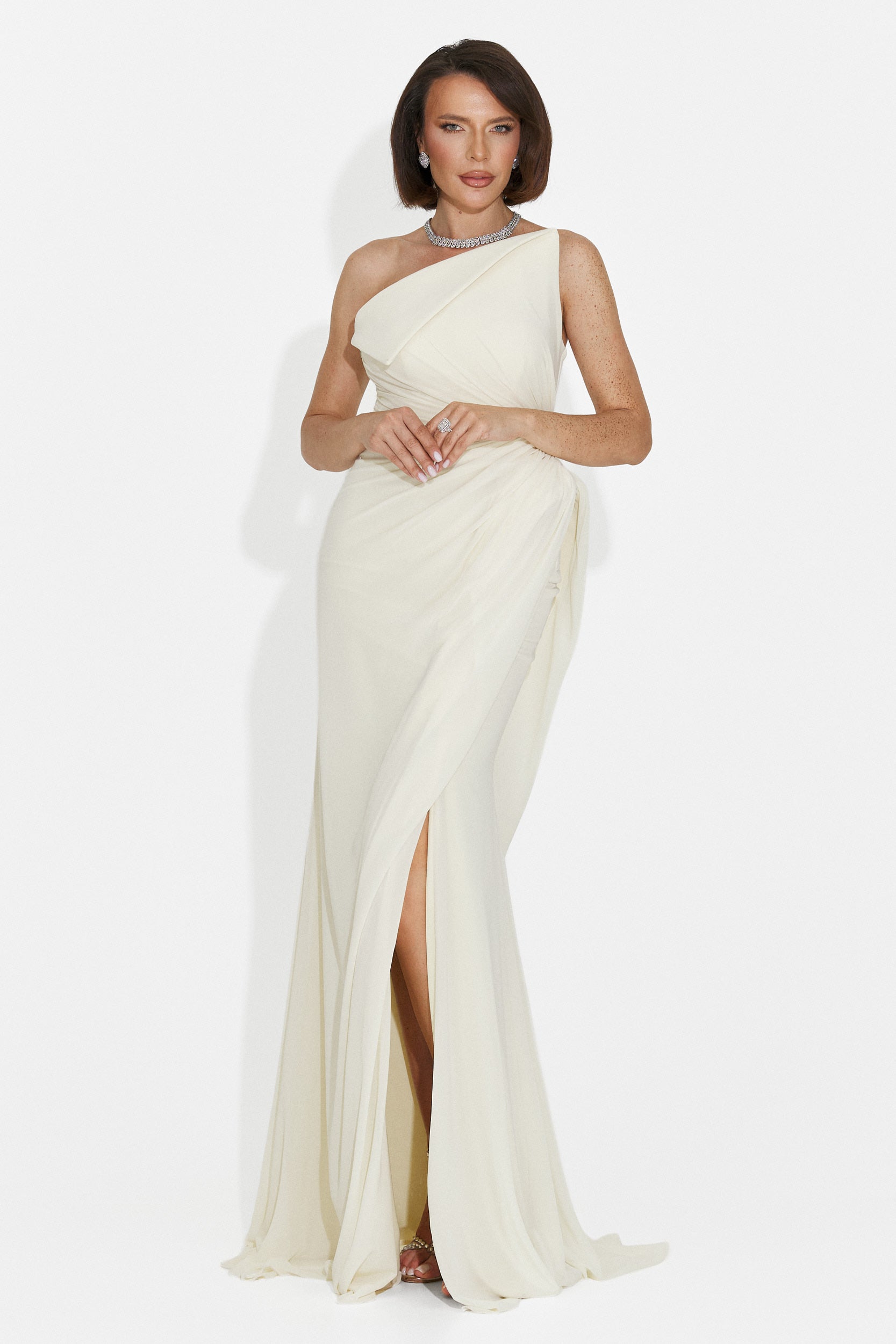 Rochie dama lunga galbena Felina Bogas