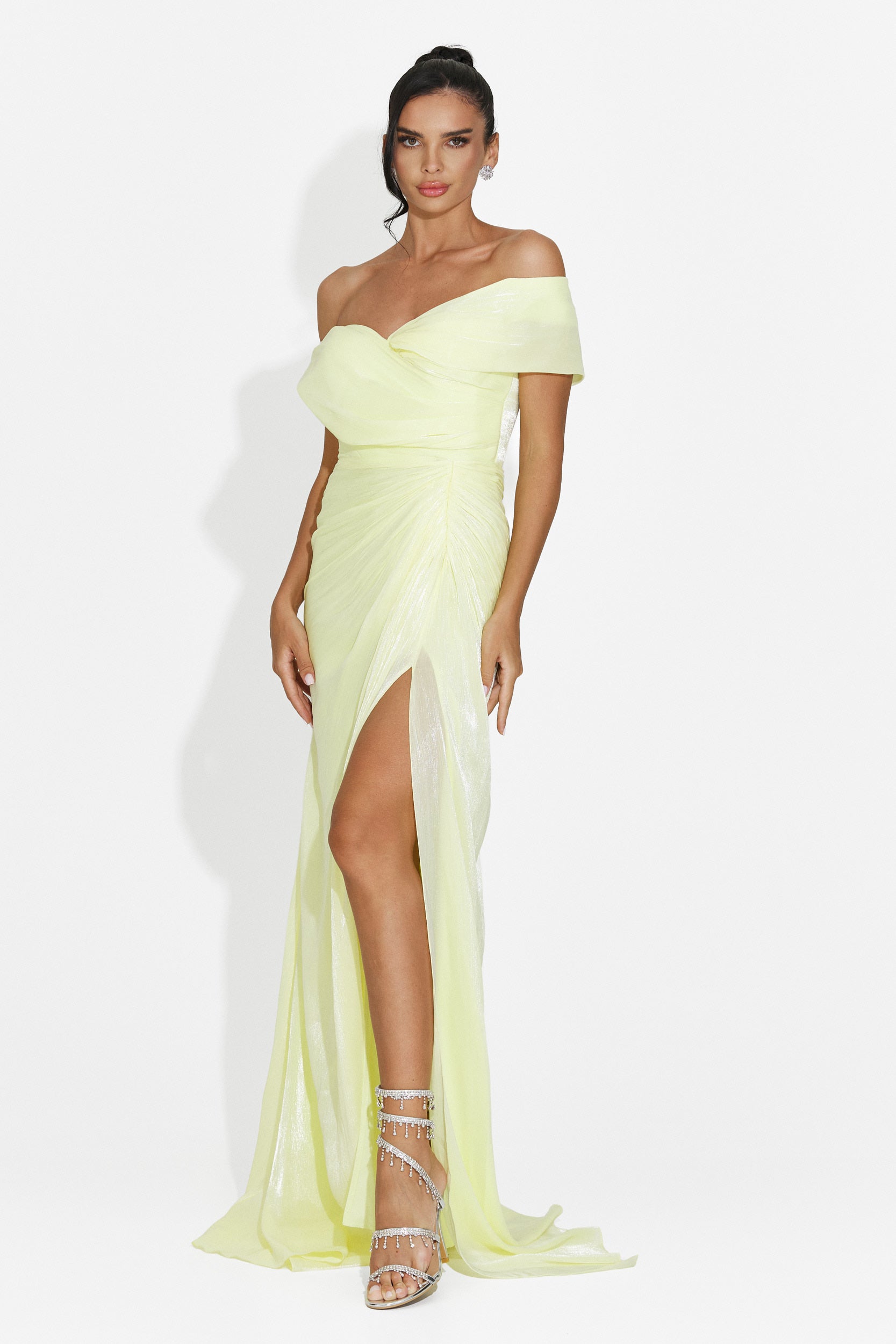 Rochie dama lunga galbena Wagner Bogas