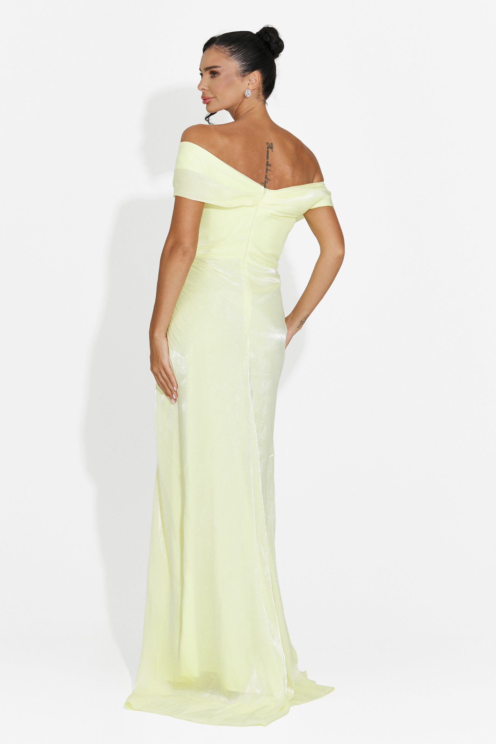 Rochie dama lunga galbena Wagner Bogas